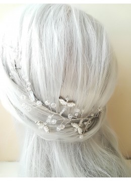 Сватбена украса за коса с кристали Сваровски Magic Dragonflies by Rosie